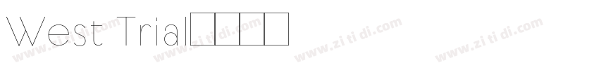 West Trial字体转换